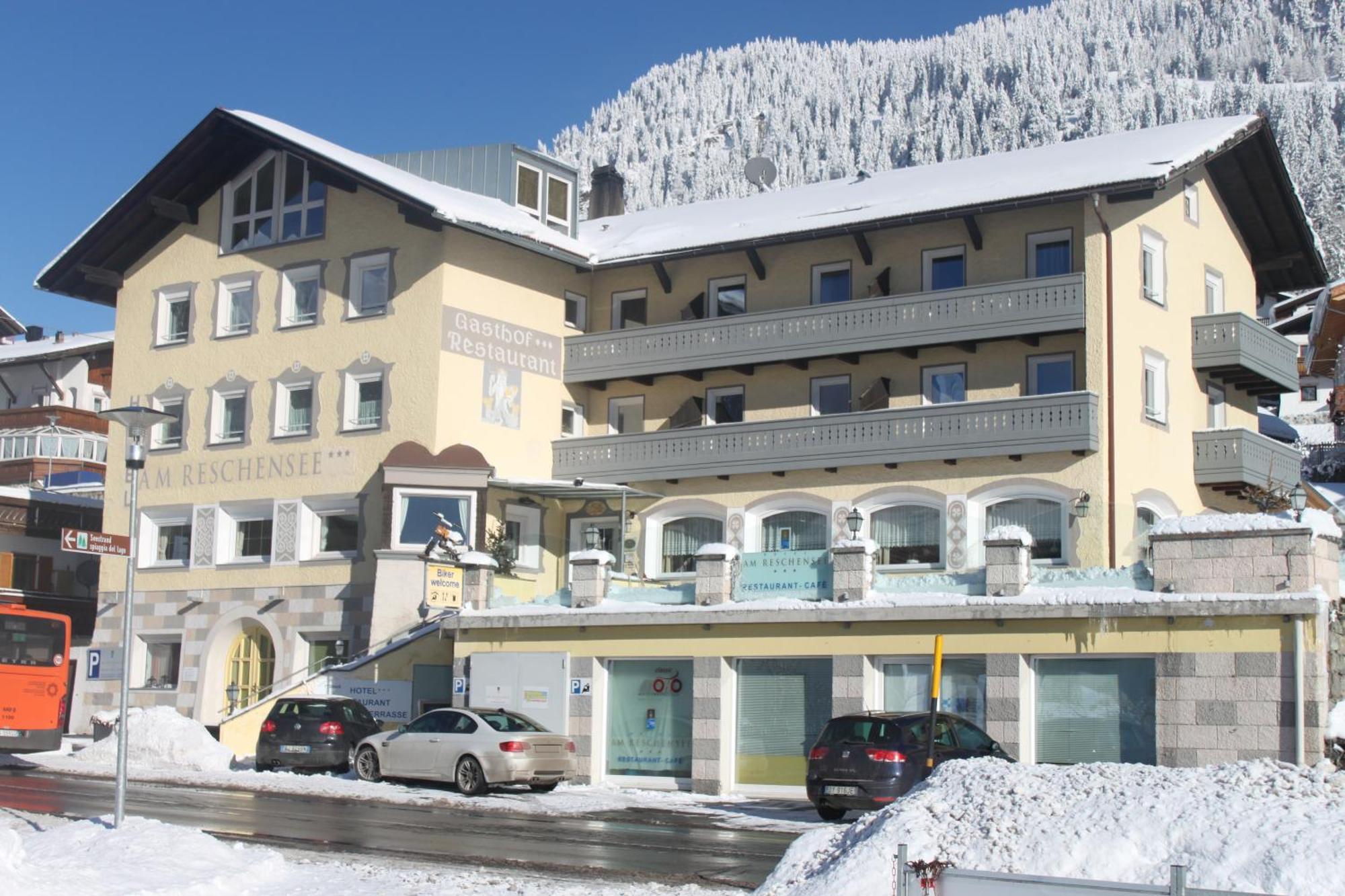 Hotel Am Reschensee Esterno foto